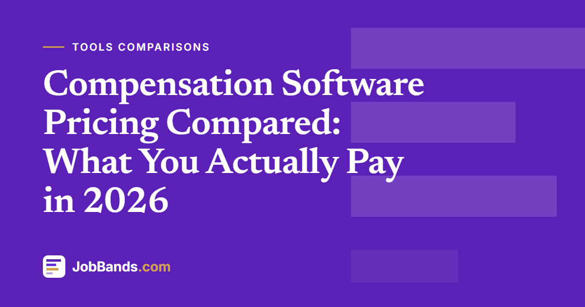 Compensation Software Pricing Compared: What You Actually Pay in 2026
