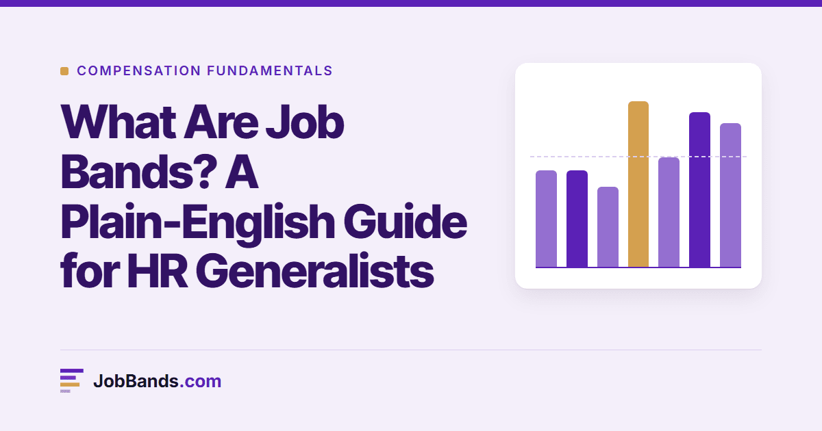 What Are Job Bands? A Plain-English Guide for HR Generalists